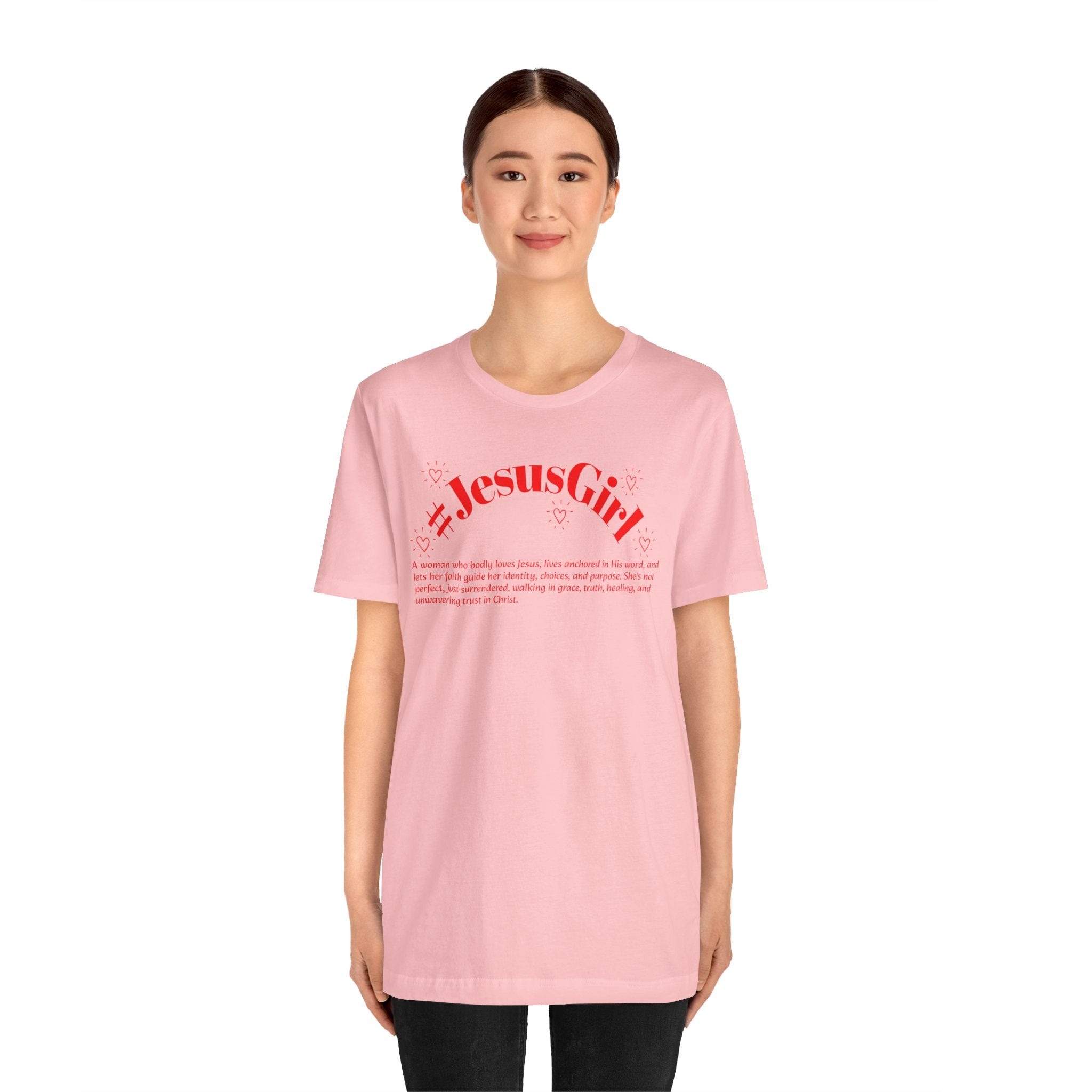 Jesus Girl Definition T-Shirt — #JesusGirl Faith Tee