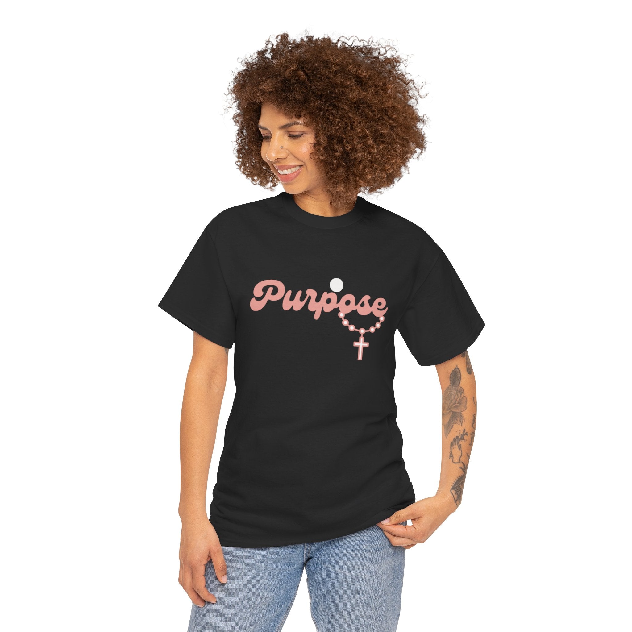 Walk In Purpose Unisex Heavy Cotton Tee