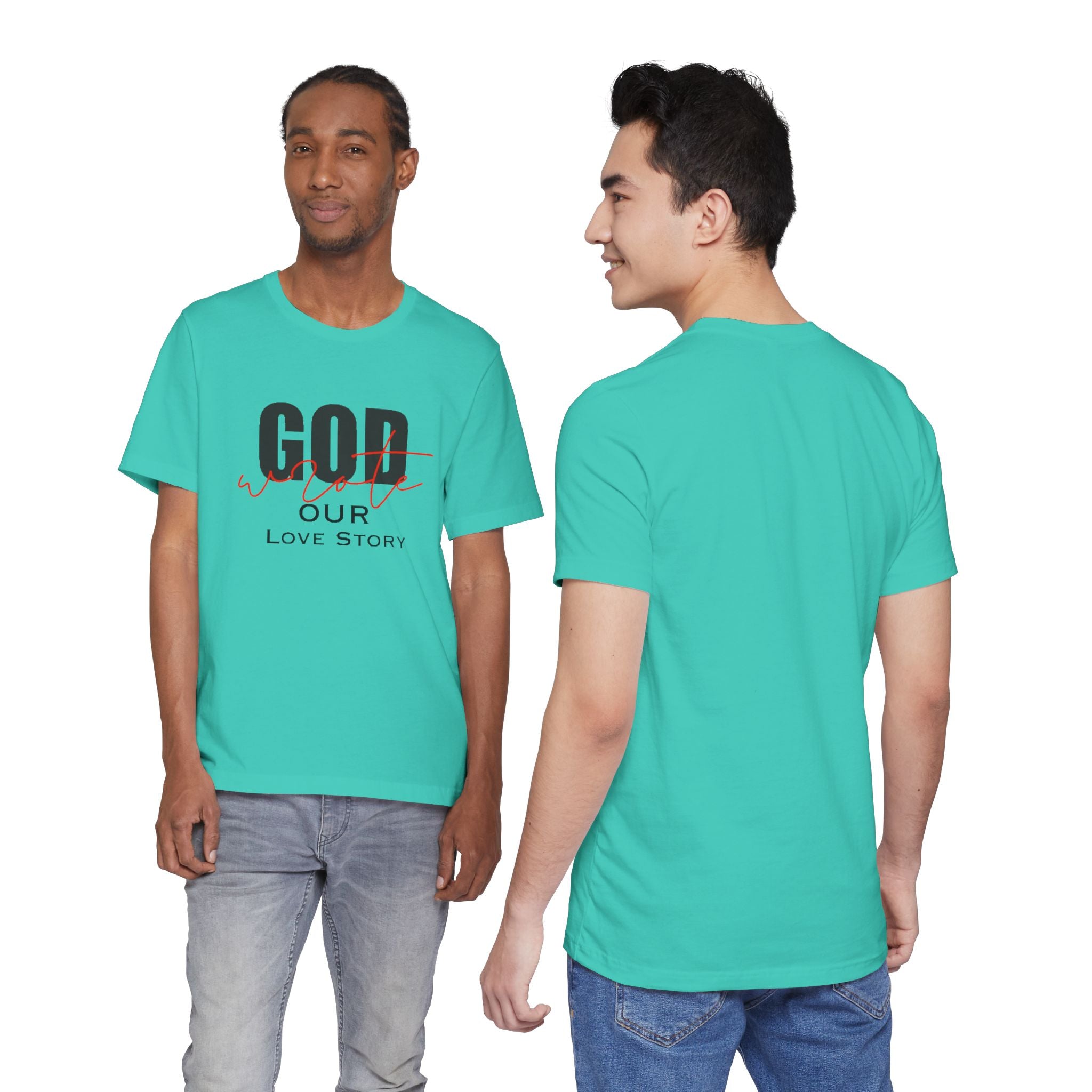 God Wrote Our Love Story Couple's T-Shirt