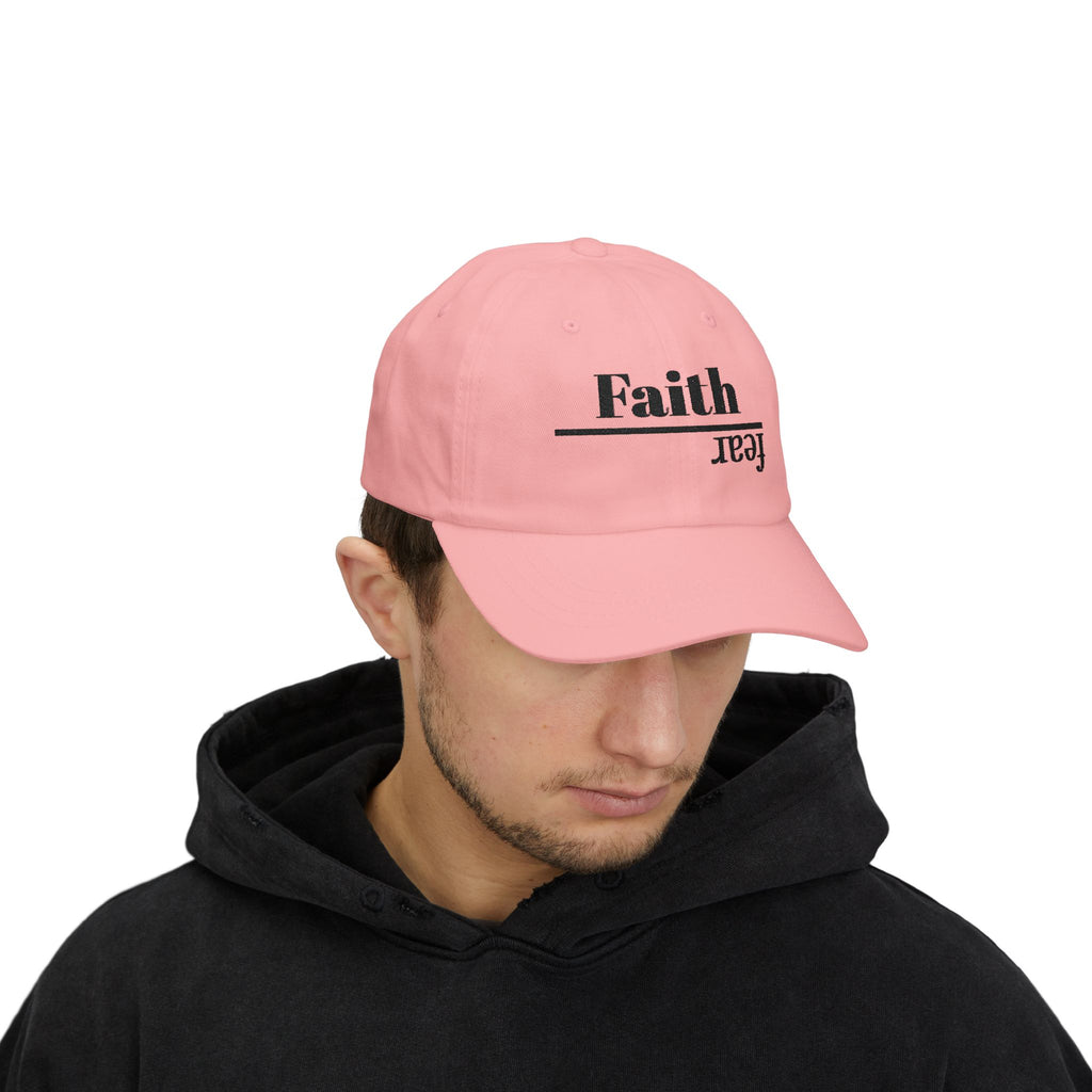 Faith Is Bigger Than Fear Dad Cap