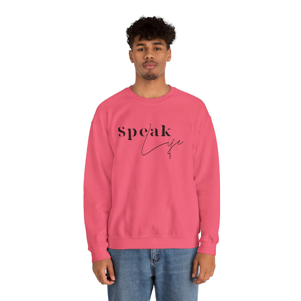 Speak Life Over Yourself Unisex Sweatshirt