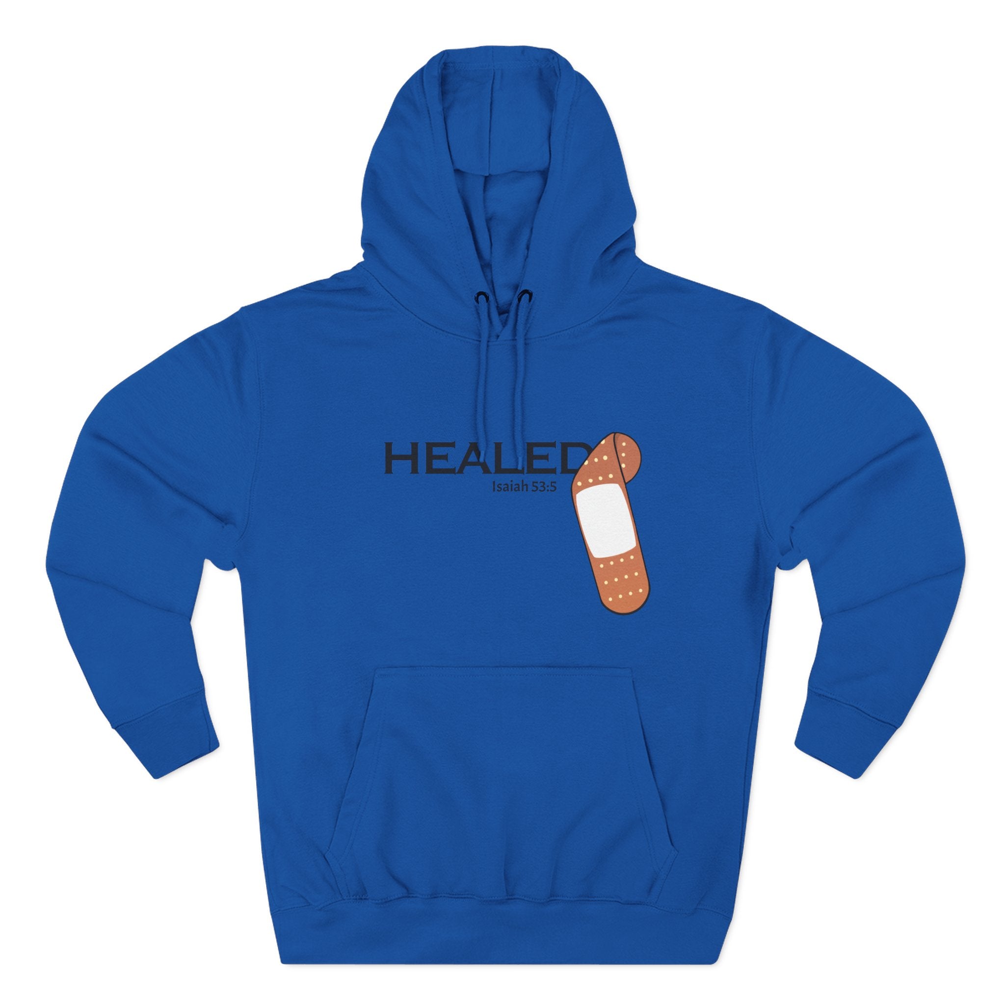 Healing Is Done - Isaiah 53:5 Unisex Fleece Hoodie