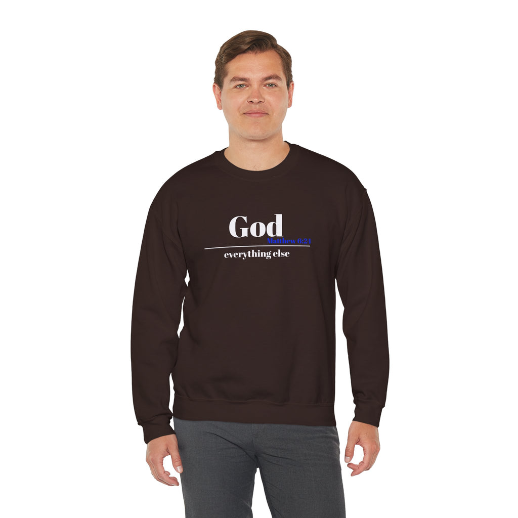 God Then Everything Else Crewneck Sweatshirt