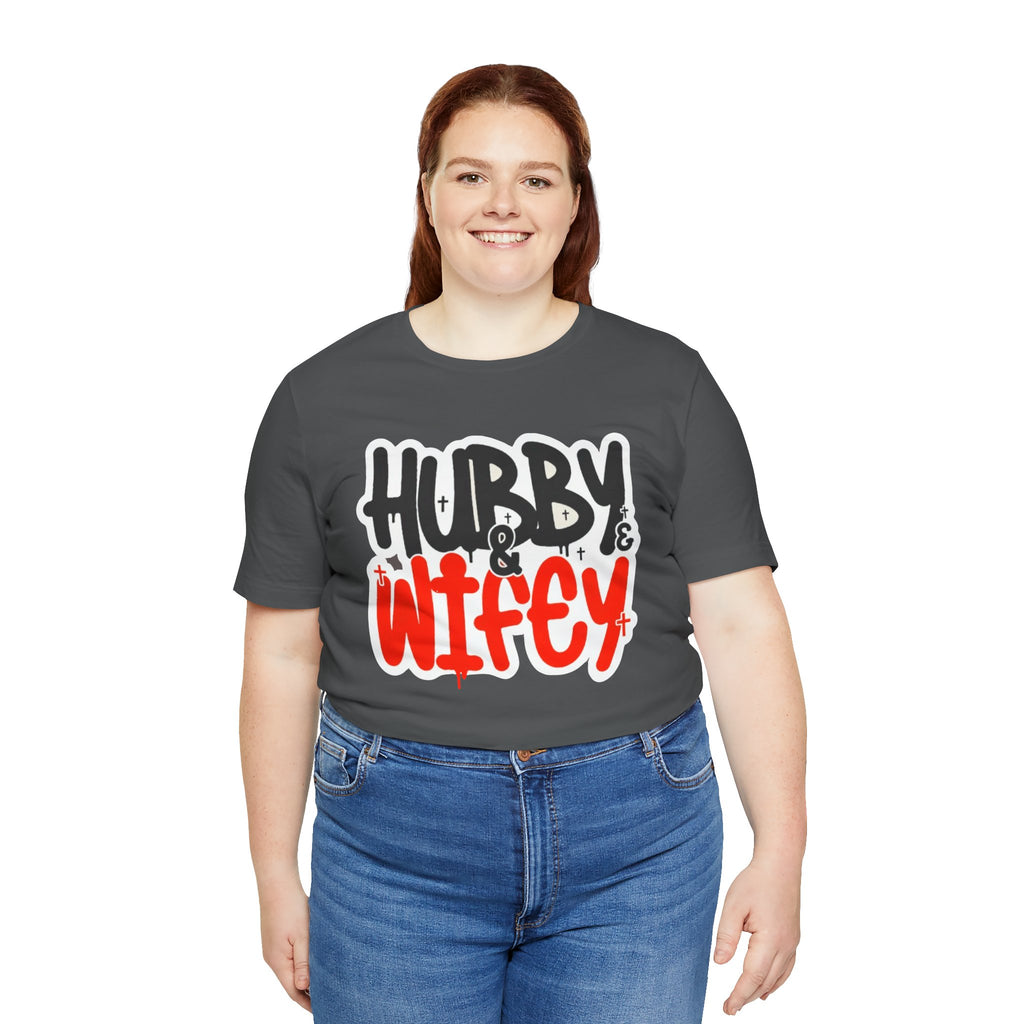 Hubby & Wifey Cute Couple’s Tee