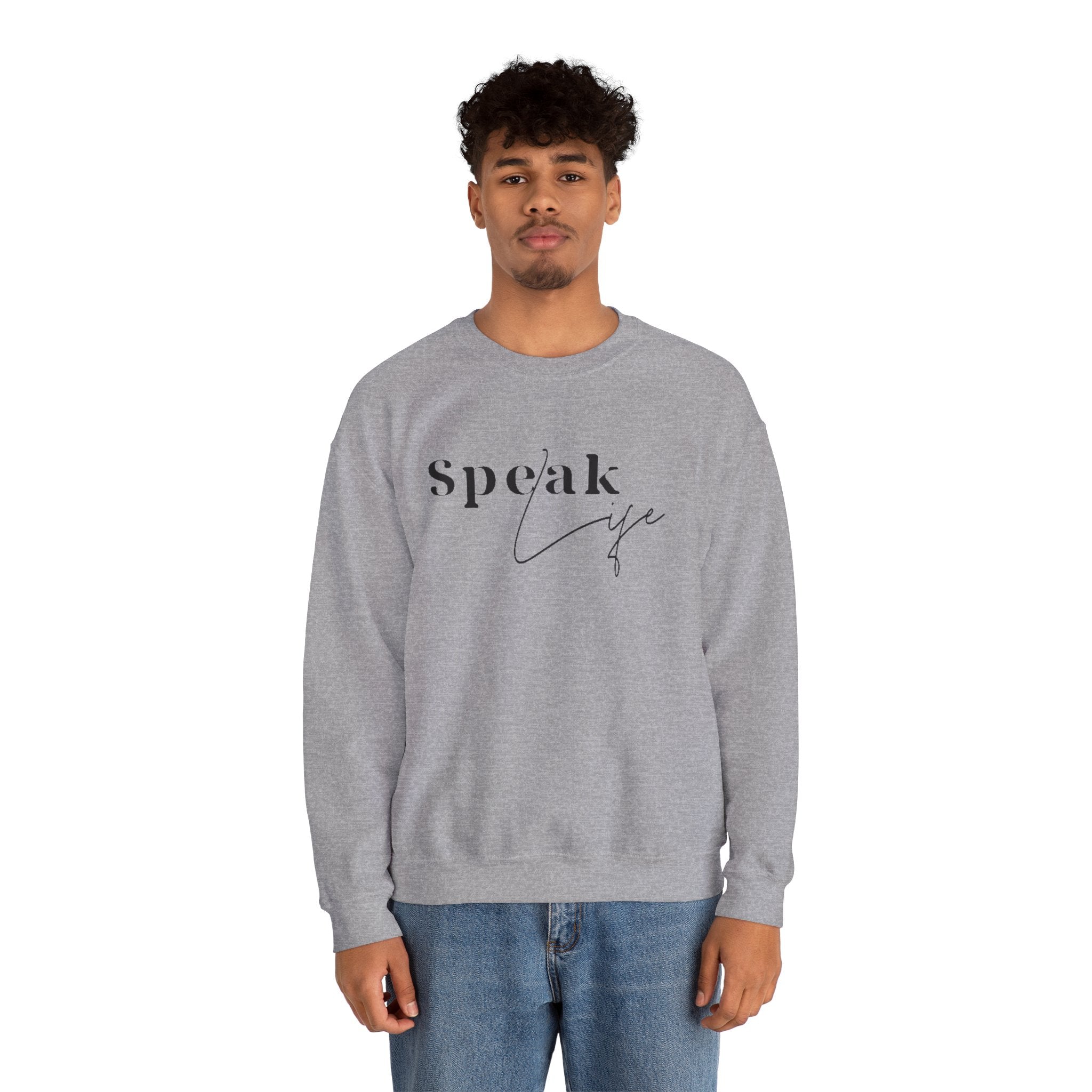 Speak Life Over Yourself Unisex Sweatshirt