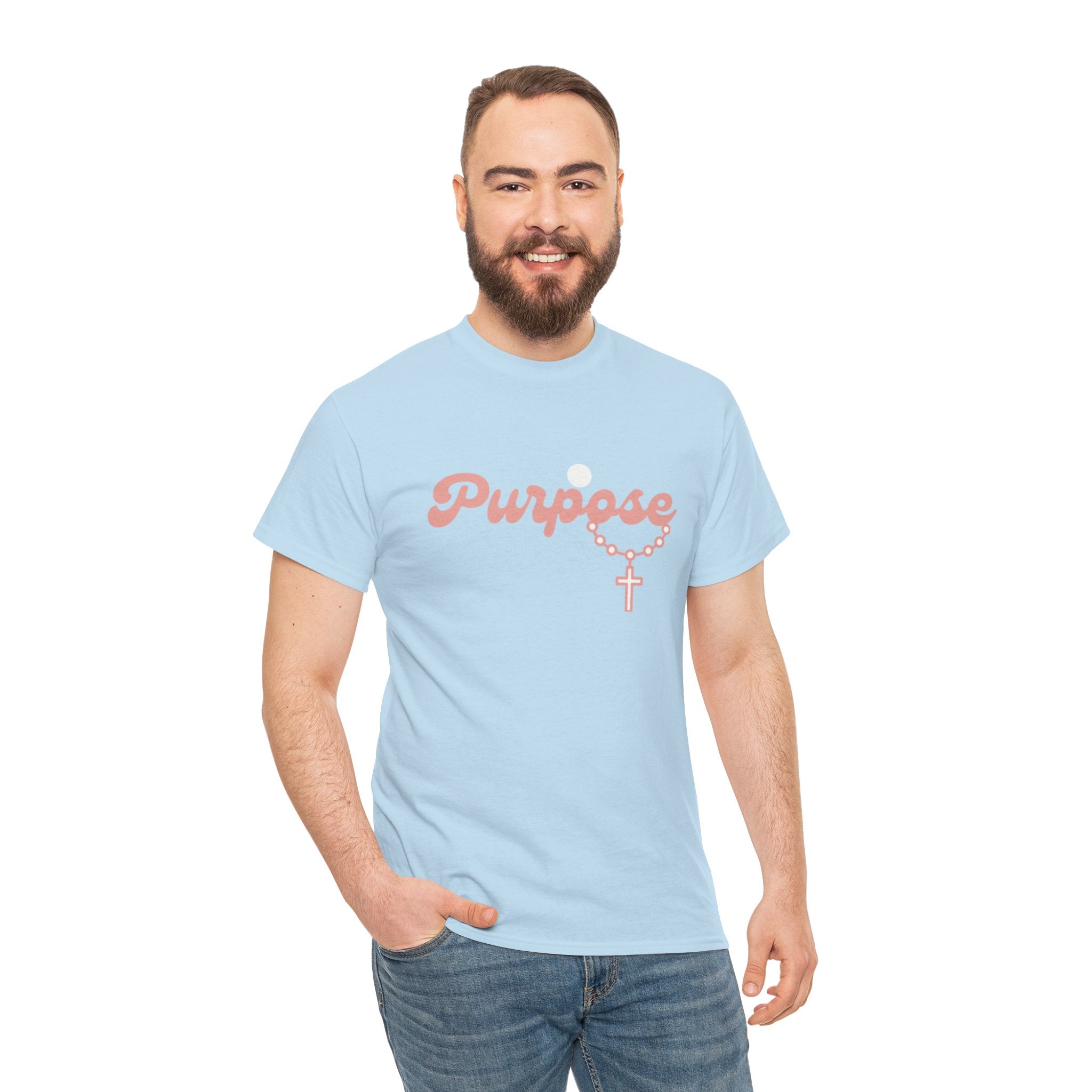Walk In Purpose Unisex Heavy Cotton Tee