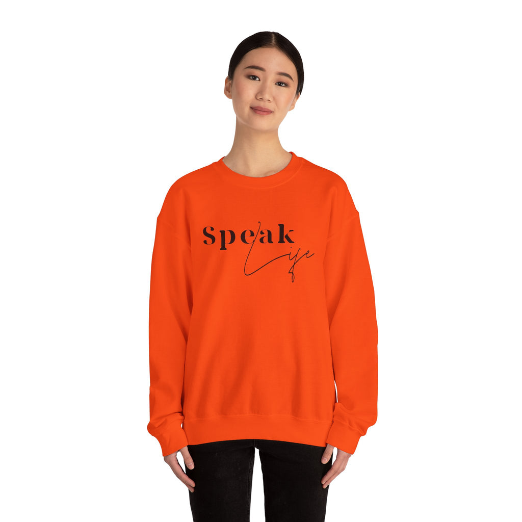 Speak Life Over Yourself Unisex Sweatshirt